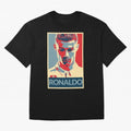 Cristiano Ronaldo Oversized T-Shirt Share the Excitement of FIFA World Cup 2026 Group Stage for Fans of Haaland and England, Bringing Championship Spirit, Famous Goals, Roaring Crowds and International Football Unity; Ideal for Passionate Fans Who