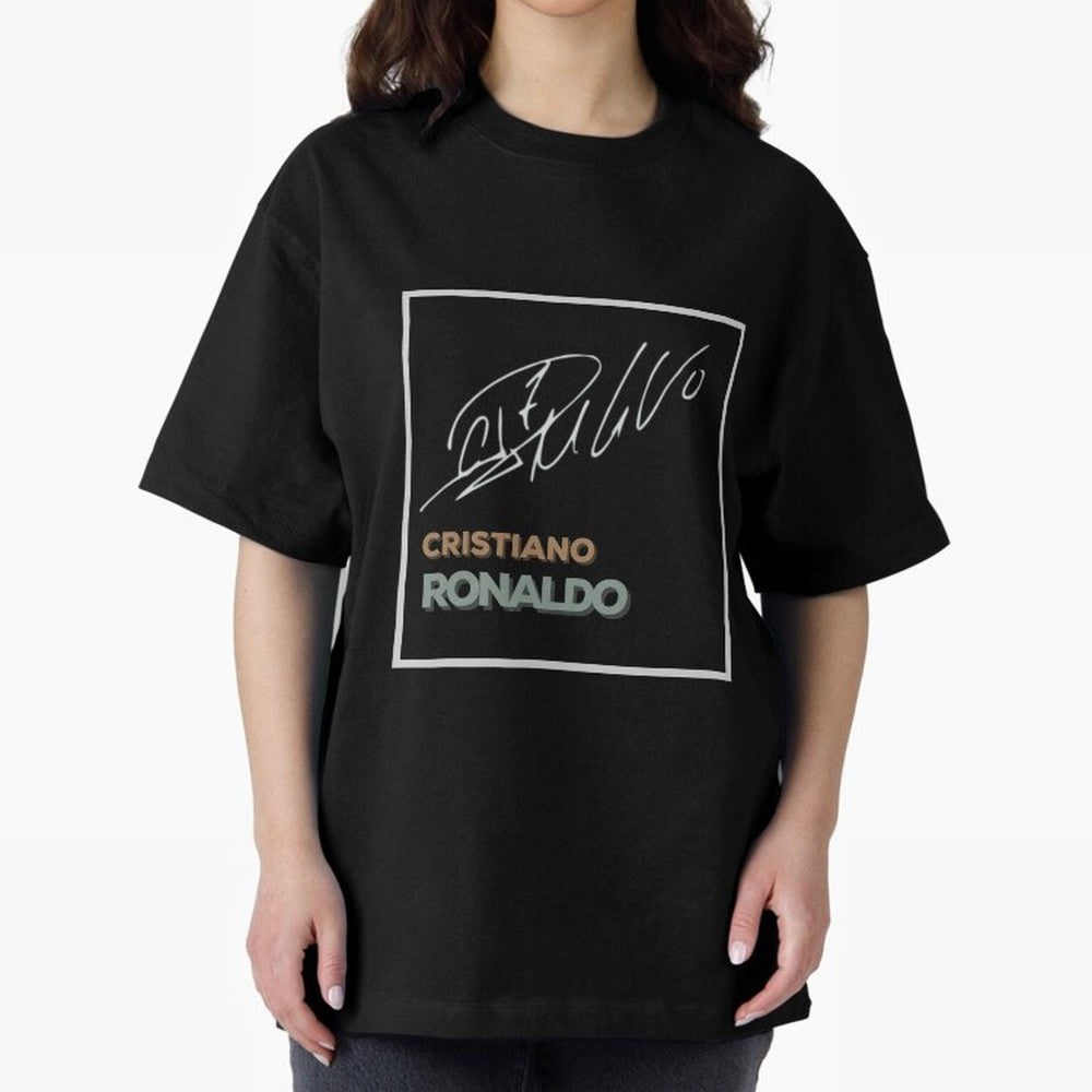 SIUUU - Cristiano Ronaldo CR7 Best Seller Oversized T-Shirt Bring Match Day Hype around FIFA World Cup 2026, Cristiano Ronaldo, Haaland and CR7, Argentina and Brazil, Championship Spirit, Famous Goals, Roaring Crowds and International Football