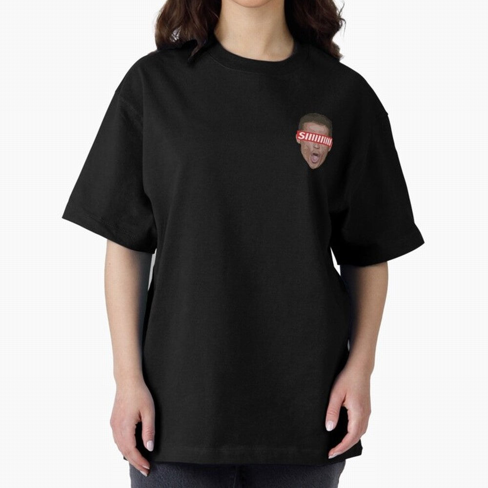 SIIII - Cristiano Ronaldo - Floating Head Oversized T-Shirt Bring a Champion Mindset to FIFA World Cup 2026 Group Stage Spirit, Featuring England, France and Netherlands, Messi, Neymar and Mbappe, Match Day Excitement, Supporter Culture, Golden
