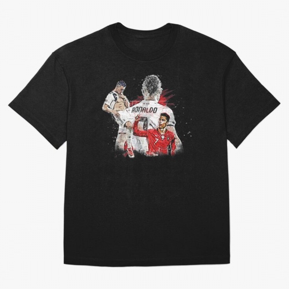 Cristiano Ronaldo Cristiano Ronaldo Oversized T-Shirt Follow Global Football Passion for FIFA World Cup 2026, Featuring Messi, Neymar and Mbappe, Brazil, Portugal and Argentina, Football Passion, Legendary Performances, Festival Vibes and Supporter