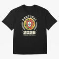 Portugal 2026 World Football Oversized T-Shirt Bring Global Tournament Vibes to Global Football Passion for FIFA World Cup 2026, Made for CR7, Brazil, Supporter Pride, Iconic Celebrations, Legendary Names and Global Match Day Energy; Ideal for