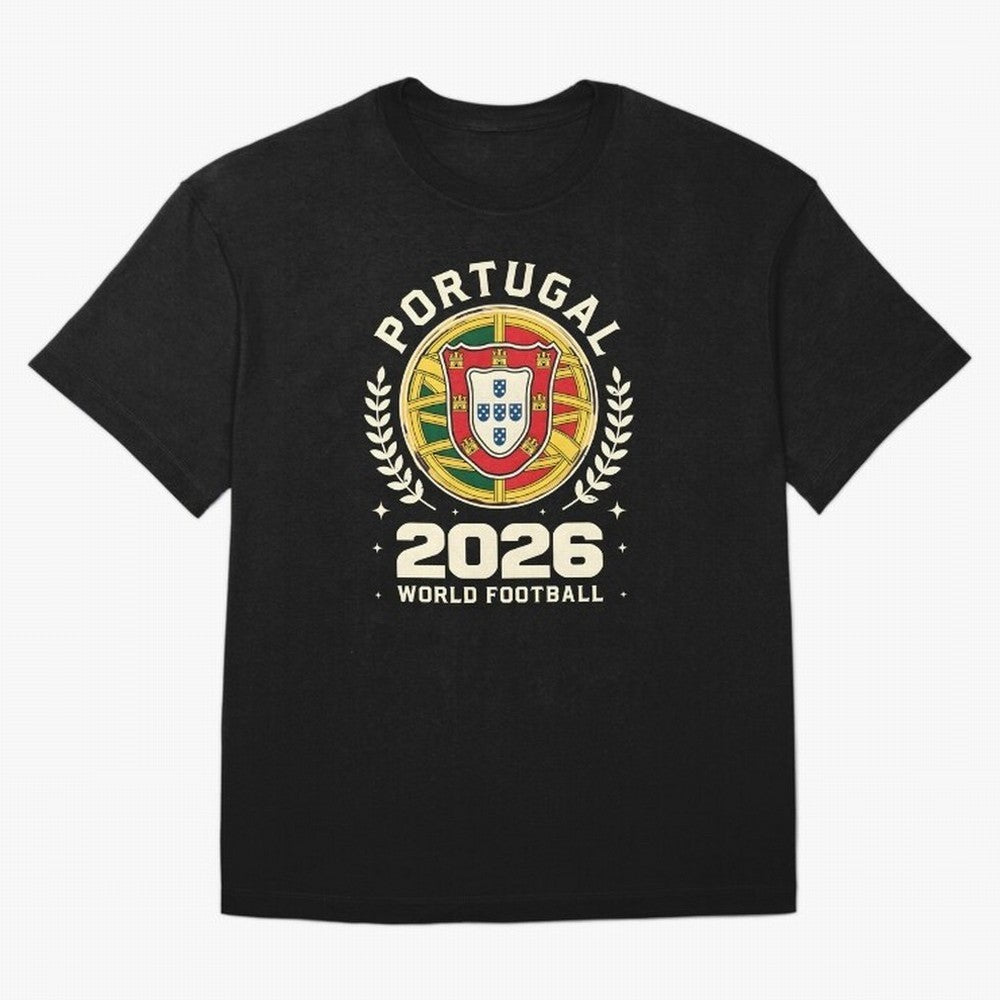 Portugal 2026 World Football Oversized T-Shirt Bring Global Tournament Vibes to Global Football Passion for FIFA World Cup 2026, Made for CR7, Brazil, Supporter Pride, Iconic Celebrations, Legendary Names and Global Match Day Energy; Ideal for