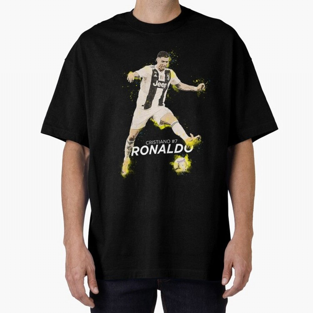 Cristiano Ronaldo Cristiano Ronaldo Oversized T-Shirt Make Your Look Match FIFA World Cup 2026 USA Canada Mexico Celebrating Cristiano Ronaldo, England, France and Netherlands Energy, Champion Mindset, Group Stage Buzz, Knockout Tension and