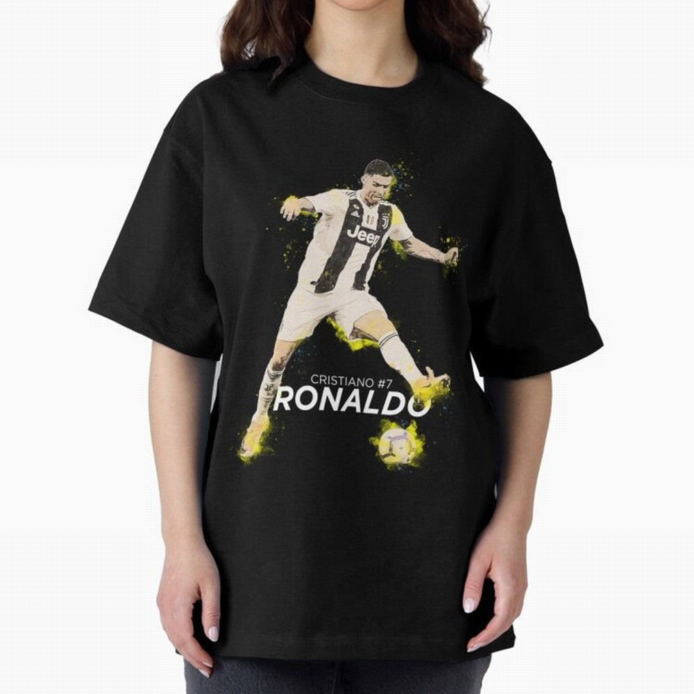 Cristiano Ronaldo Cristiano Ronaldo Oversized T-Shirt Make Your Look Match FIFA World Cup 2026 USA Canada Mexico Celebrating Cristiano Ronaldo, England, France and Netherlands Energy, Champion Mindset, Group Stage Buzz, Knockout Tension and