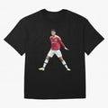 Ronaldo in Flight Oversized T-Shirt Celebrate the FIFA World Cup 2026 Journey through Mbappe Highlights, Portugal, Spain and Germany Pride, Football History, Final Match Energy, Crowd Noise and Once in a Lifetime Moments; Perfect for Supporters Who