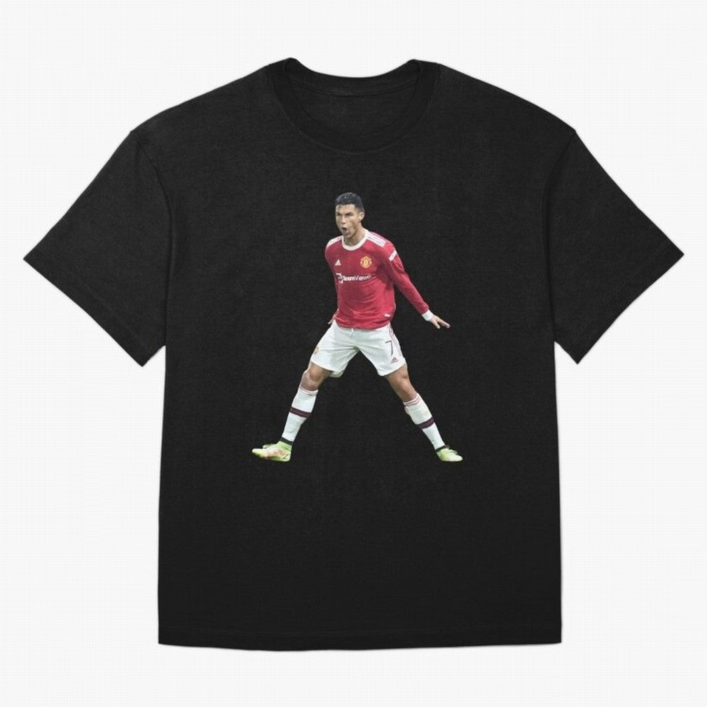 Ronaldo in Flight Oversized T-Shirt Celebrate the FIFA World Cup 2026 Journey through Mbappe Highlights, Portugal, Spain and Germany Pride, Football History, Final Match Energy, Crowd Noise and Once in a Lifetime Moments; Perfect for Supporters Who