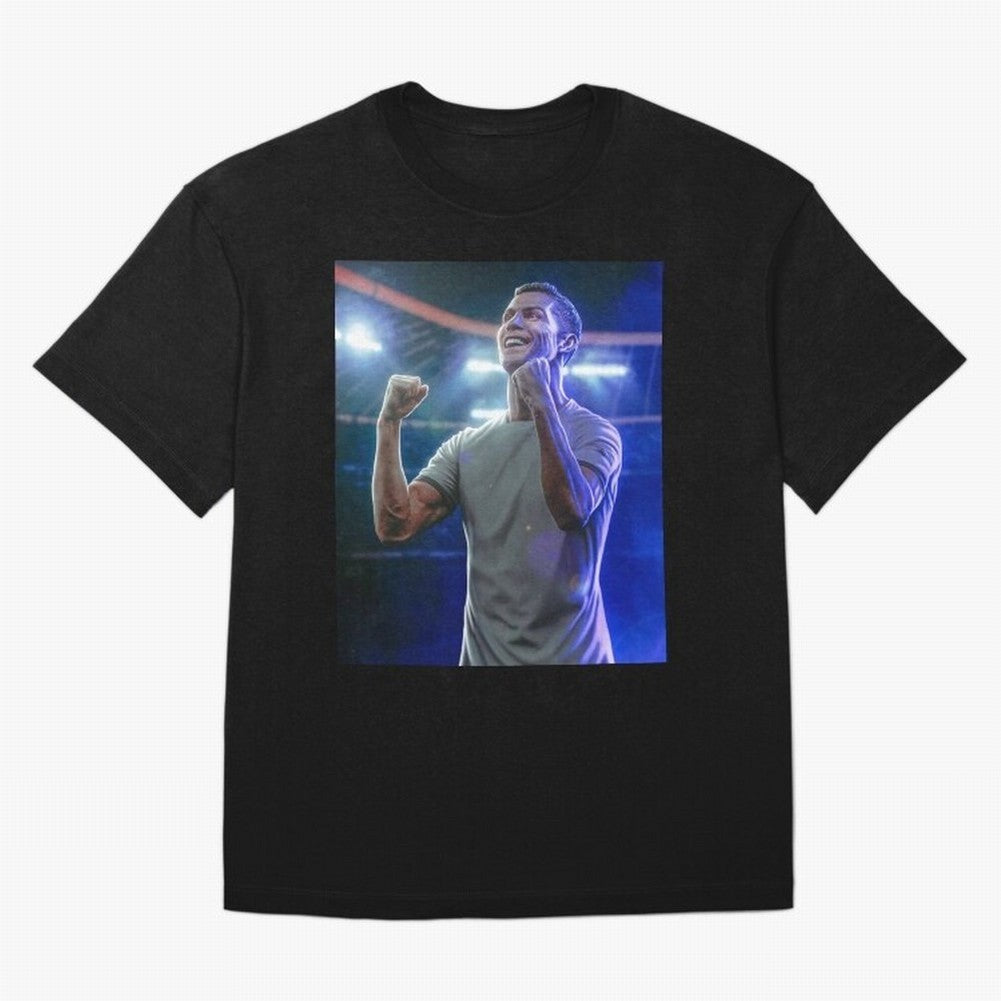 Cristiano Ronaldo Oversized T-Shirt Show Passion for the Stars of FIFA World Cup 2026 USA Canada Mexico Spirit, Connected to Argentina, France and Brazil, Neymar, Haaland and Cristiano Ronaldo, Global Supporter Spirit, Legendary Goals, National