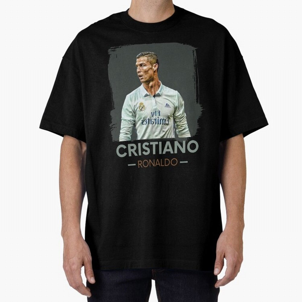 Cristiano Ronaldo Best Seller Oversized T-Shirt Celebrate the Magic of FIFA World Cup 2026 USA Canada Mexico for Fans of Messi, Neymar and Mbappe and Argentina, Bringing Football Festival Excitement, Trophy Ambitions, Country Rivalries and Star