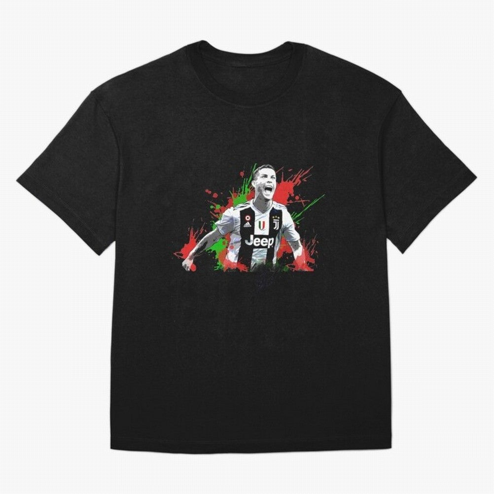 Cristiano Ronaldo Cristiano Ronaldo Oversized T-Shirt Feel the Roar of FIFA World Cup 2026 Group Stage Spirit, with Spain and Netherlands, CR7 and Messi, Football History, Final Match Energy, Crowd Noise and Once in a Lifetime Moments; Great for