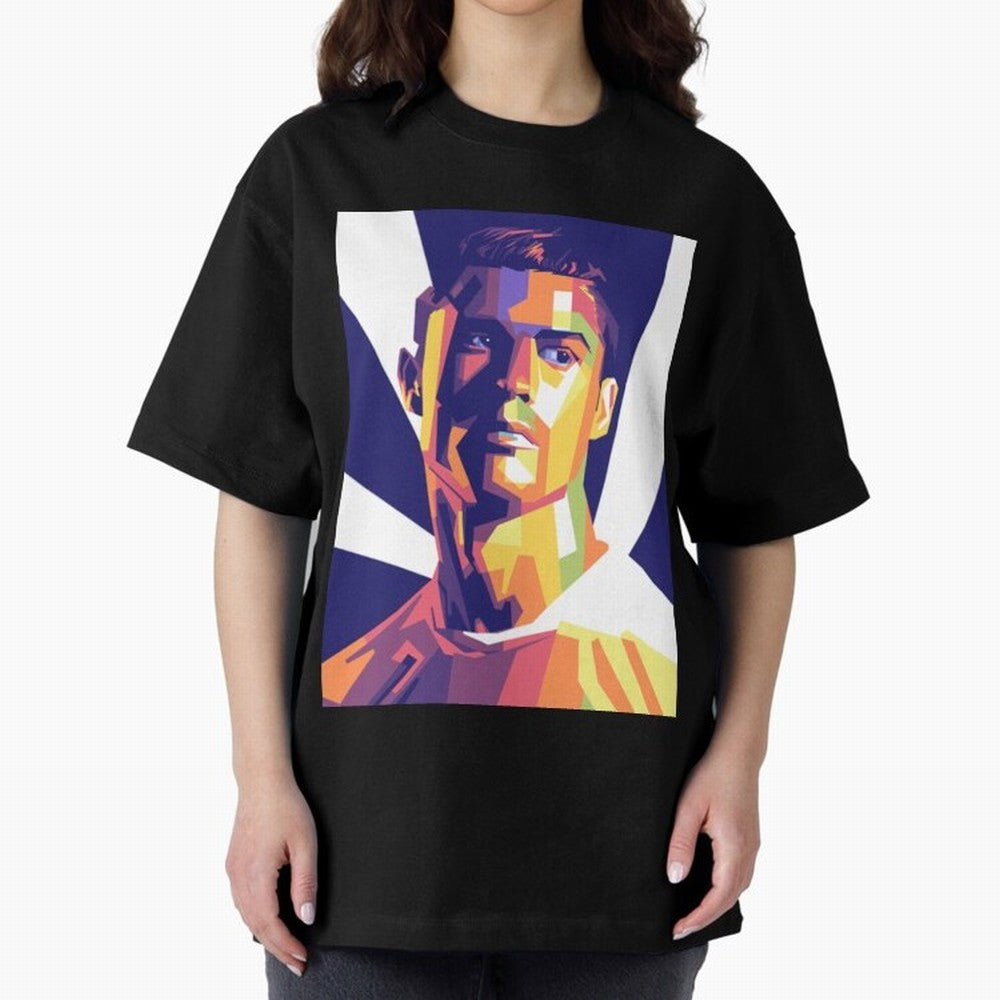 Cristiano Ronaldo cristiano ronaldo Oversized T-Shirt Get Ready for Global Football Passion for FIFA World Cup 2026 Group Stage, with Haaland and Mbappe, England and Germany, Retro Football Energy, Iconic Rivalries, Trophy Chase Drama and Stadium