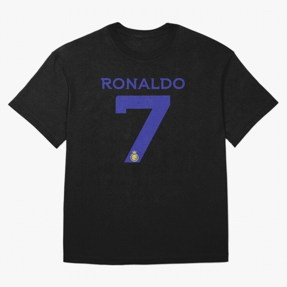 Ronaldo 7 Al-Nassr Football Club - Oversized T-Shirt Show Your Love for FIFA World Cup 2026 Group Stage Connected to Messi, CR7 and Mbappe, Brazil, Portugal and Argentina Energy, Fan Favorite Moments, National Team Passion, Big Match Drama and