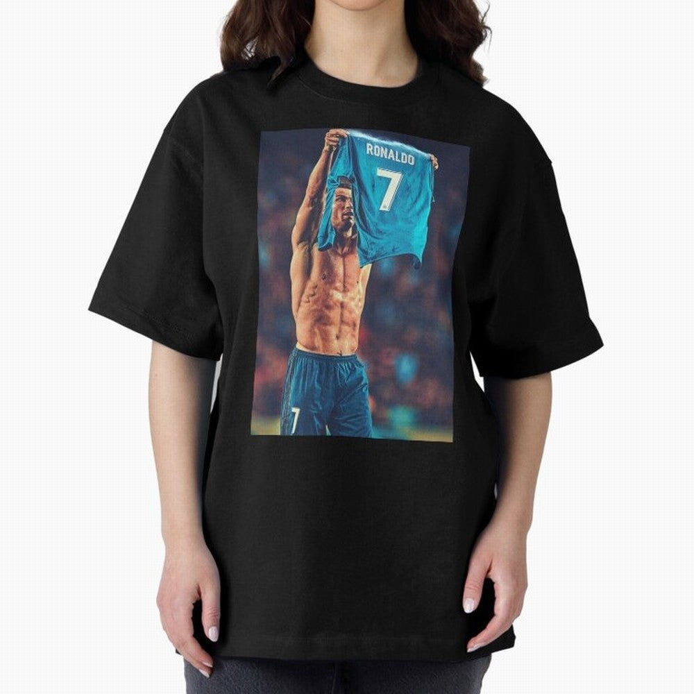 Cristiano Ronaldo Siu Goat,Ronaldo Gifts, Ronaldo Best Selling , Ronaldo Top Items Oversized T-Shirt Bring Champion Energy into Global Football Passion for FIFA World Cup 2026 USA Canada Mexico, Capturing Neymar, Portugal, Football History, Final