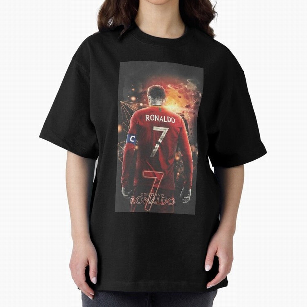 At Back Oversized T-Shirt Fuel Match Day Hype around FIFA World Cup 2026 Group Stage, Mbappe, France and Portugal, Game Day Rituals, Football Legends, Country Pride and the Road to the Final; Perfect for Supporters Who Want Bold Football Energy,