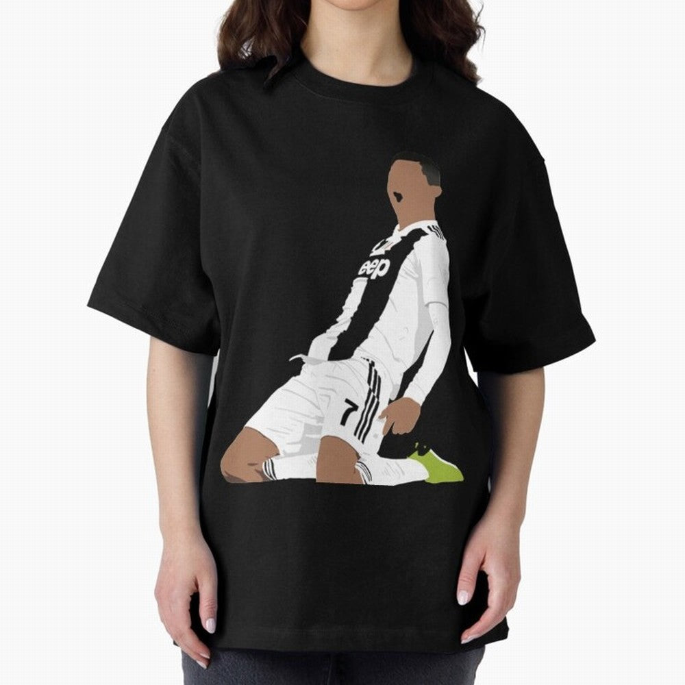 Cristiano Ronaldo Cristiano Ronaldo Oversized T-Shirt Honor Champions and Dreams in Global Football Passion for FIFA World Cup 2026, Inspired by Cristiano Ronaldo, Haaland and CR7, Spain and Netherlands, Stadium Chants, National Pride, Trophy