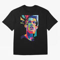 CR7 Sketch Oversized T-Shirt Represent the FIFA World Cup 2026 USA Canada Mexico Journey through Cristiano Ronaldo Highlights, Argentina and Brazil Pride, Goal Celebration Energy, Supporter Heritage, Football Icons and Worldwide Tournament Joy;