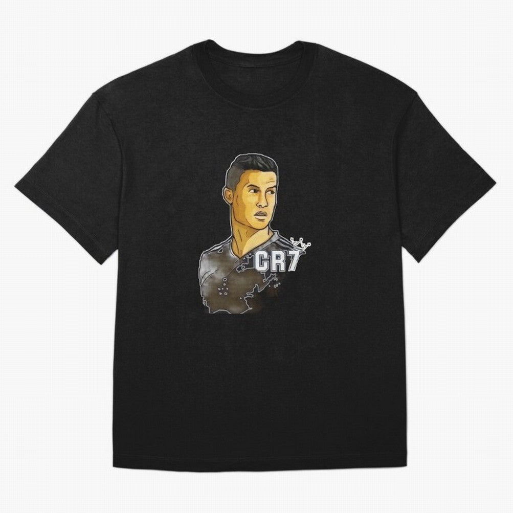 Cristiano Ronaldo digital art Oversized T-Shirt Follow Every Goal of Match Day Hype around FIFA World Cup 2026 Group Stage, CR7, Spain, Game Day Rituals, Football Legends, Country Pride and the Road to the Final; Perfect for People Who Love
