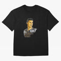 Cristiano Ronaldo digital art Oversized T-Shirt Follow Every Goal of Match Day Hype around FIFA World Cup 2026 Group Stage, CR7, Spain, Game Day Rituals, Football Legends, Country Pride and the Road to the Final; Perfect for People Who Love