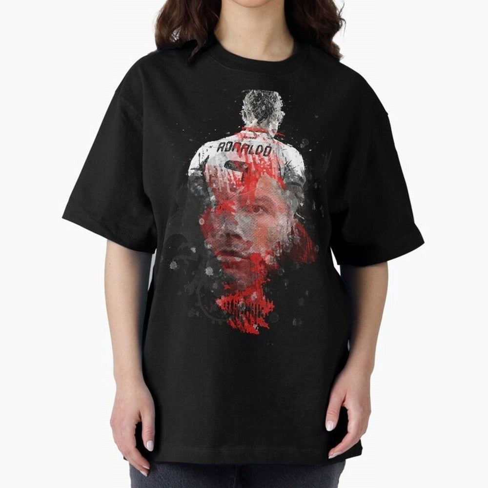cristiano ronaldo Oversized T-Shirt Experience the Global Stage of the FIFA World Cup 2026 USA Canada Mexico Journey through CR7 Highlights, Portugal, Spain and Germany Pride, Classic Soccer Heritage, Championship Pressure, Fan Loyalty and