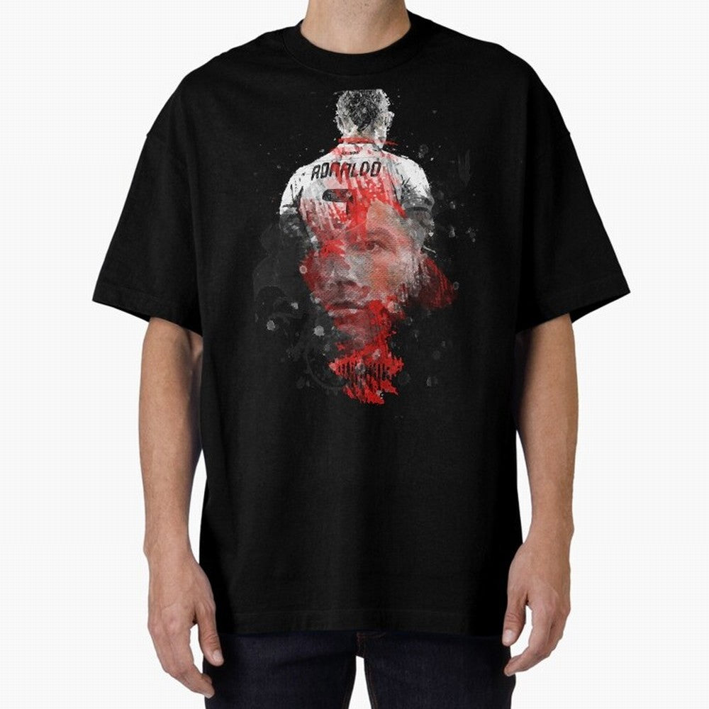 cristiano ronaldo Oversized T-Shirt Experience the Global Stage of the FIFA World Cup 2026 USA Canada Mexico Journey through CR7 Highlights, Portugal, Spain and Germany Pride, Classic Soccer Heritage, Championship Pressure, Fan Loyalty and