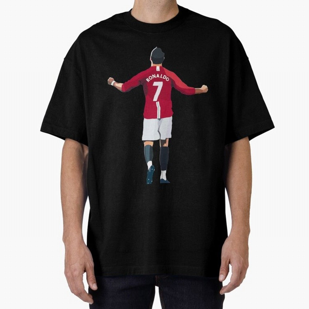 Cristiano Ronaldo Legend Cristiano Ronaldo Oversized T-Shirt Bring Retro Soccer Energy to Match Day Hype around FIFA World Cup 2026 USA Canada Mexico, Neymar, Spain and Netherlands, Sports Nostalgia, International Competition, Famous Players and