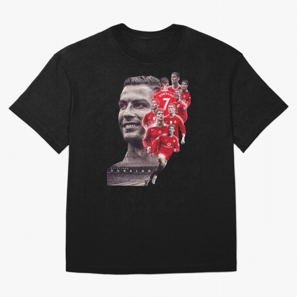 ronaldo Oversized T-Shirt Celebrate Global Passion for Match Day Hype around FIFA World Cup 2026 Group Stage, Messi, Neymar and Mbappe, Netherlands, Championship Spirit, Famous Goals, Roaring Crowds and International Football Unity; Made for Die