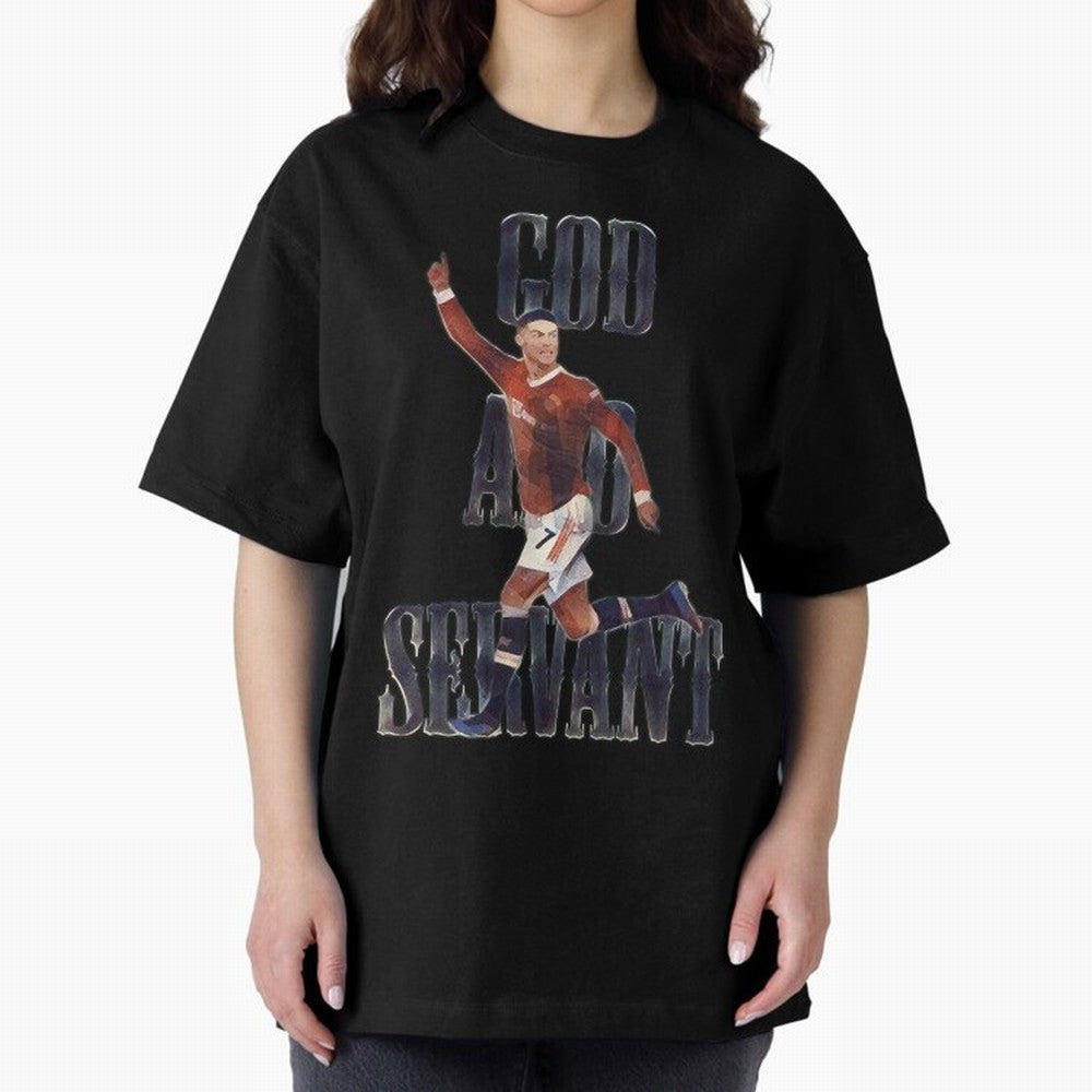 cristiano ronaldo paint art Oversized T-Shirt Follow FIFA World Cup 2026 USA Canada Mexico for Fans of Neymar, Haaland and Cristiano Ronaldo and Argentina, Bringing Championship Spirit, Famous Goals, Roaring Crowds and International Football Unity;