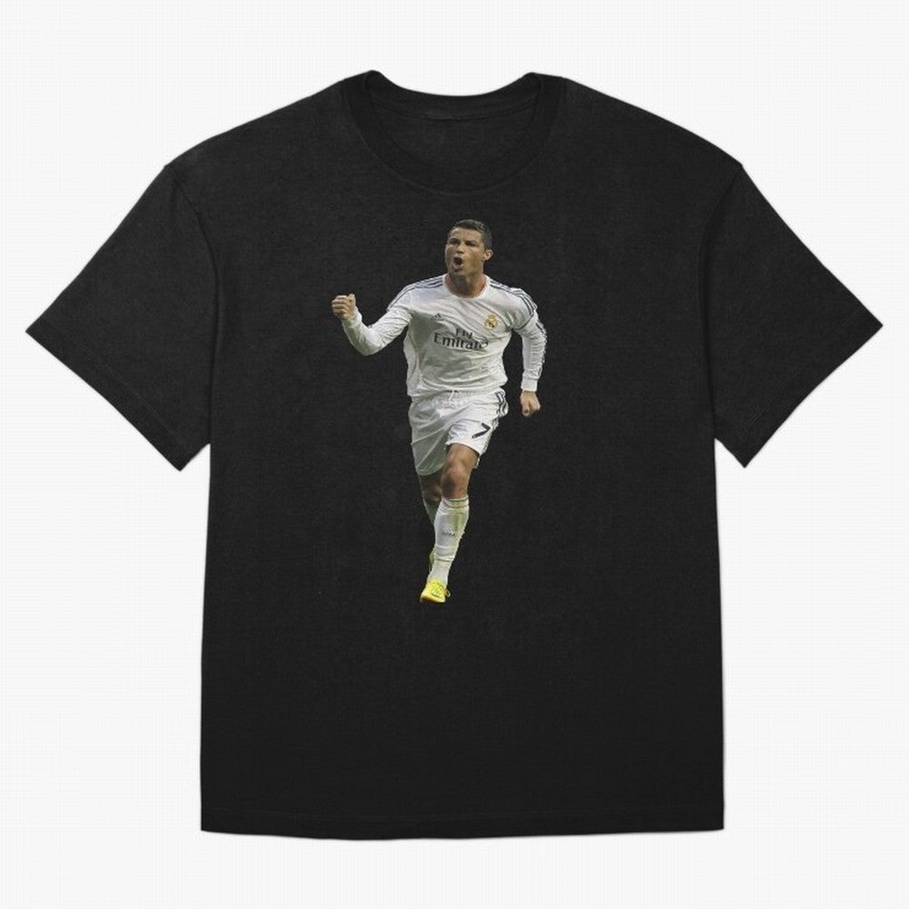 Cristiano Cool Sticker Oversized T-Shirt Embrace Global Football Passion for FIFA World Cup 2026 Group Stage, Connected to Neymar, England, Game Day Rituals, Football Legends, Country Pride and the Road to the Final; Ideal for Passionate Fans Who