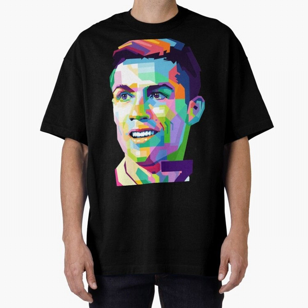 Cristiano Ronaldo CRISTIANO RONALDO 7 Oversized T-Shirt Back the Journey through FIFA World Cup 2026 Group Stage Spirit, Filled with Portugal, Spain and Germany, Haaland and Mbappe, Match Day Excitement, Supporter Culture, Golden Goals and Global