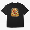 CR7 Five Ballon d'Or Trophies Cartoon ¨C Football Legend Illustration Oversized T-Shirt Bring Bold Fan Energy to FIFA World Cup 2026 Group Stage for Fans of Messi and France and Portugal, Bringing Football Festival Excitement, Trophy Ambitions,