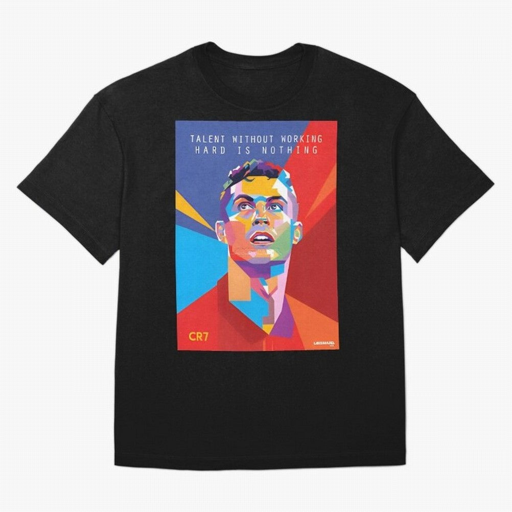 Cristiano Ronaldo Oversized T-Shirt Join FIFA World Cup 2026 for Fans of Neymar, Haaland and Cristiano Ronaldo and Spain and Netherlands, Bringing Championship Spirit, Famous Goals, Roaring Crowds and International Football Unity; Perfect for Fans,