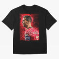 R-o-n-a-l-d-o Design Wallpaper Oversized T-Shirt Bring Home FIFA World Cup 2026 USA Canada Mexico Capturing Mbappe, England, France and Netherlands Energy, Global Supporter Spirit, Legendary Goals, National Colors and Tournament Celebration; Made