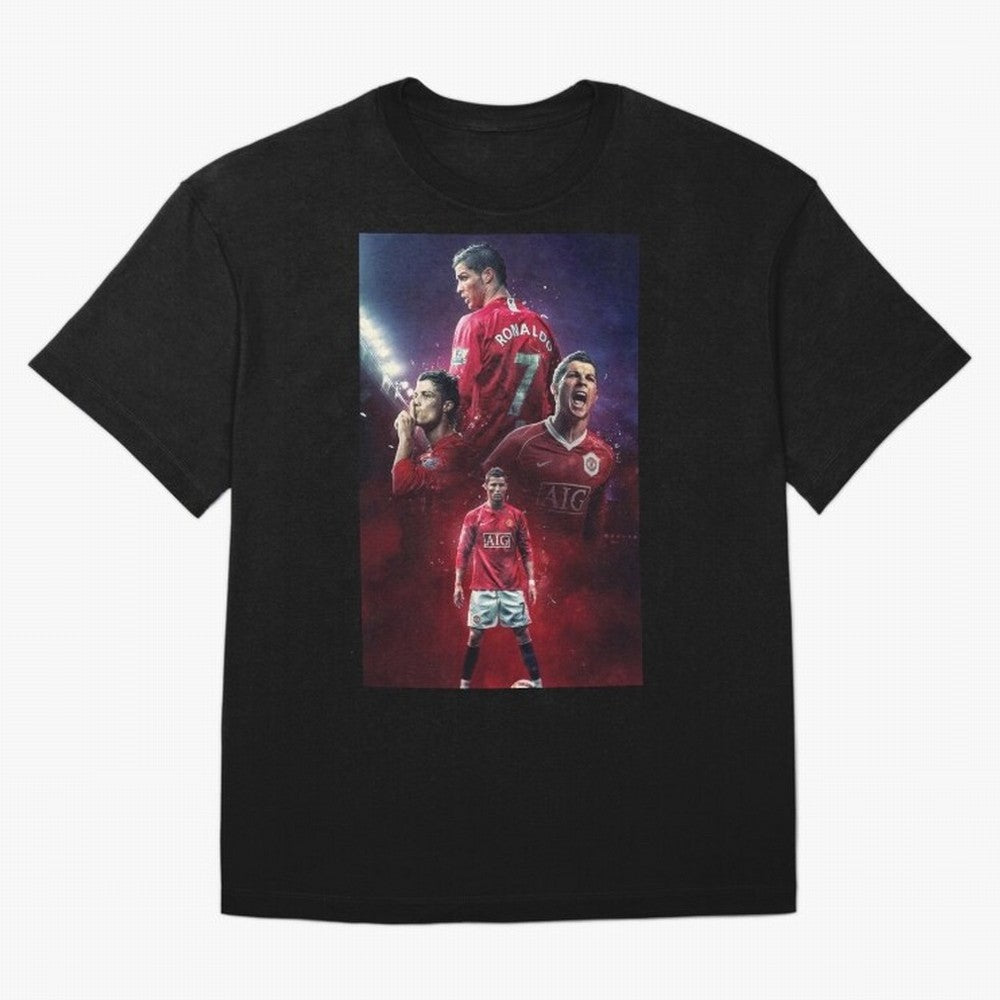 Cristiano Ronaldo dos Santos Aveiro Art Oversized T-Shirt Keep the Legacy of FIFA World Cup 2026 Spirit, with England and Germany, Mbappe and Neymar, Stadium Chants, National Pride, Trophy Dreams and Unforgettable Football Memories; Perfect for