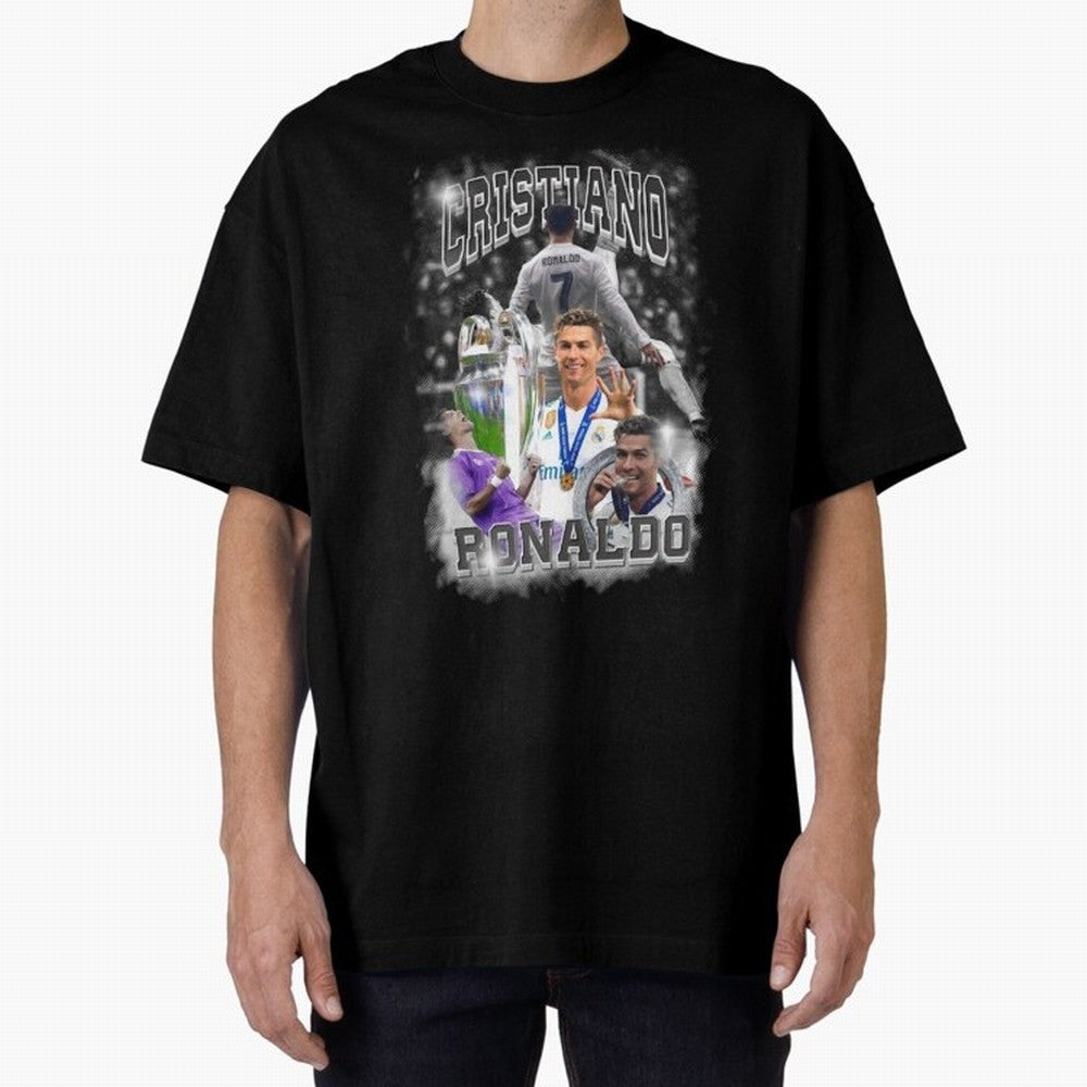Cristiano Ronaldo Oversized T-Shirt Represent FIFA World Cup 2026 Built around Neymar, Haaland and Cristiano Ronaldo, Portugal, Spain and Germany Energy, Worldwide Fan Energy, Dramatic Goals, Stadium Lights and Championship Celebrations; Ideal for