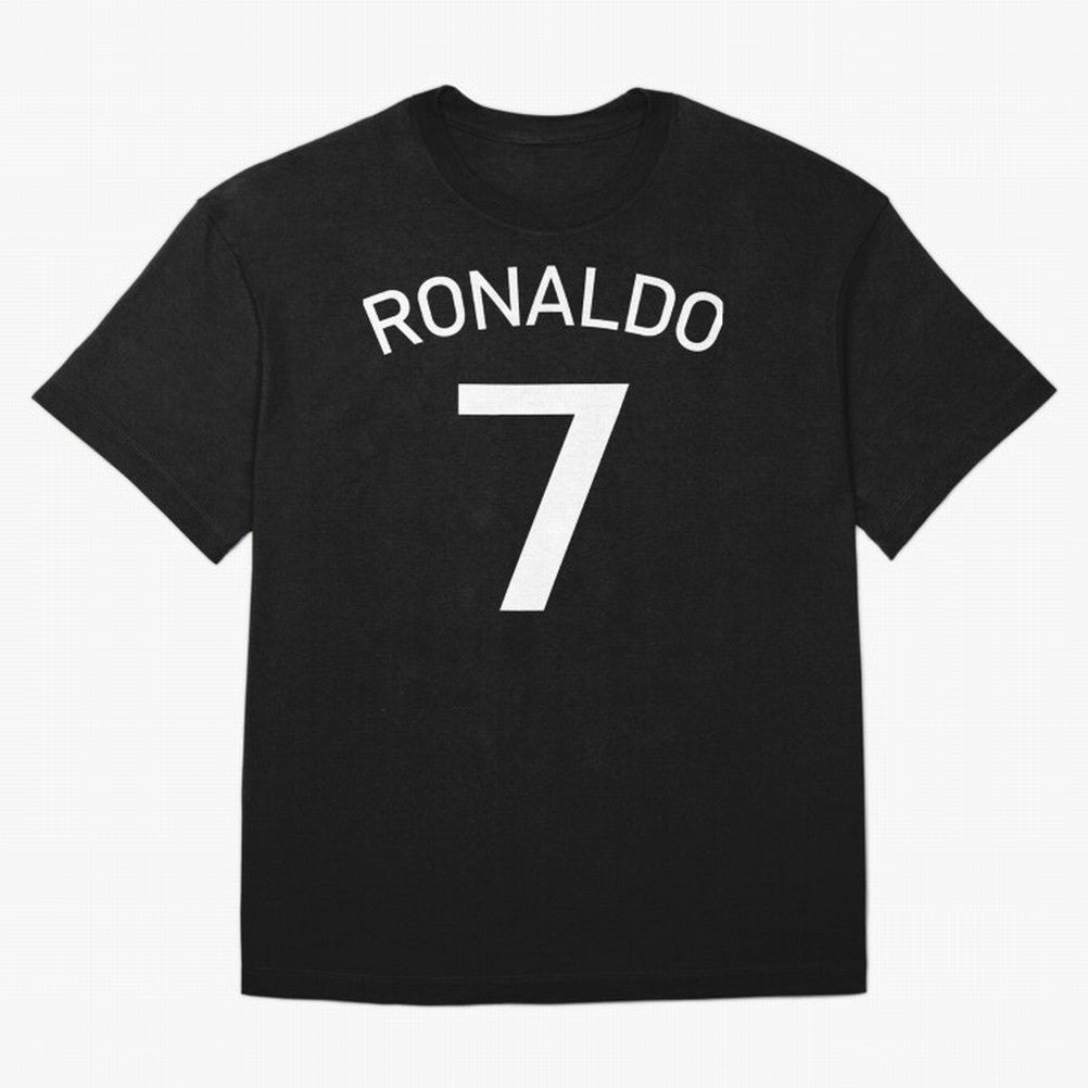 Ronaldo Oversized T-Shirt Represent Football Lovers during Match Day Hype around FIFA World Cup 2026, CR7 and Messi, France, Global Supporter Spirit, Legendary Goals, National Colors and Tournament Celebration; Ideal for Fans Who Follow Messi,