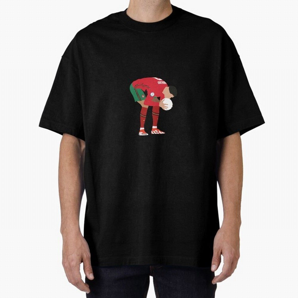 cristiano ronaldo ball kiss Oversized T-Shirt Remember Match Day Hype around FIFA World Cup 2026, Mbappe and Neymar, France and Portugal, Tournament Hype, Historic Matchups, Family Viewing Parties and Global Sports Pride; Perfect for People Who