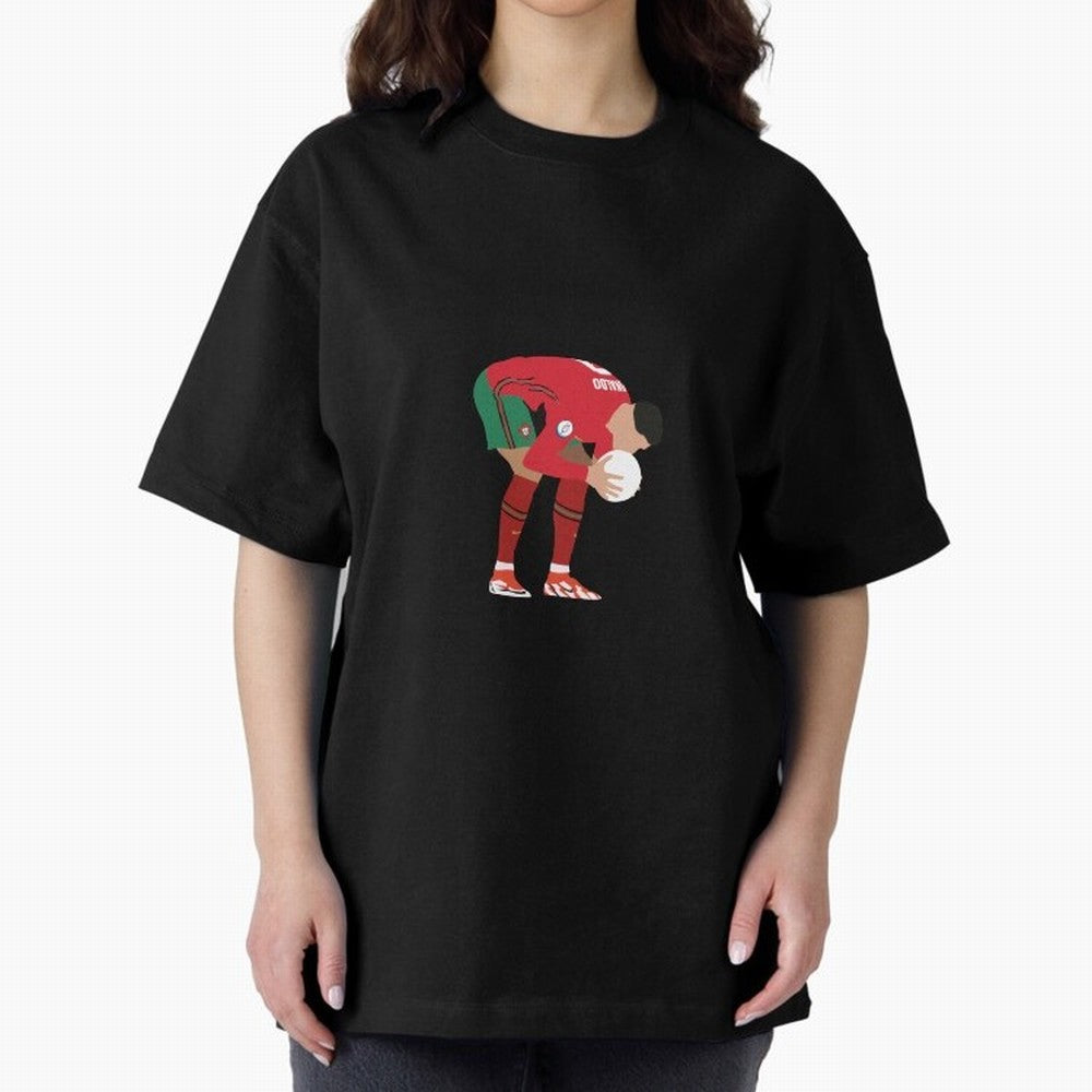 cristiano ronaldo ball kiss Oversized T-Shirt Remember Match Day Hype around FIFA World Cup 2026, Mbappe and Neymar, France and Portugal, Tournament Hype, Historic Matchups, Family Viewing Parties and Global Sports Pride; Perfect for People Who