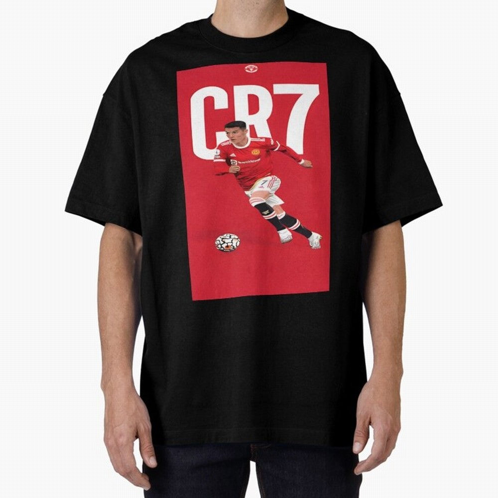 Cr7 Oversized T-Shirt Get Ready for Match Day Hype around FIFA World Cup 2026 Group Stage, Mbappe and Neymar, Spain, Vintage Soccer Flavor, Modern Football Stars, National Flags and Final Night Emotion; Perfect for Supporters Who Want Bold Football
