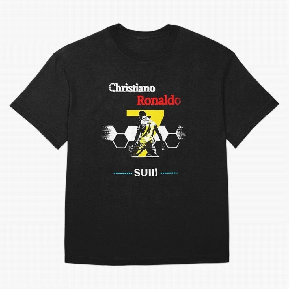 Cristiano Ronaldo Cr7 Oversized T-Shirt Cheer for Match Day Hype around FIFA World Cup 2026, CR7, Argentina, Stadium Memories, Football Loyalty, International Chants and Championship Tradition; Great for Supporters Who Love Legendary Players,