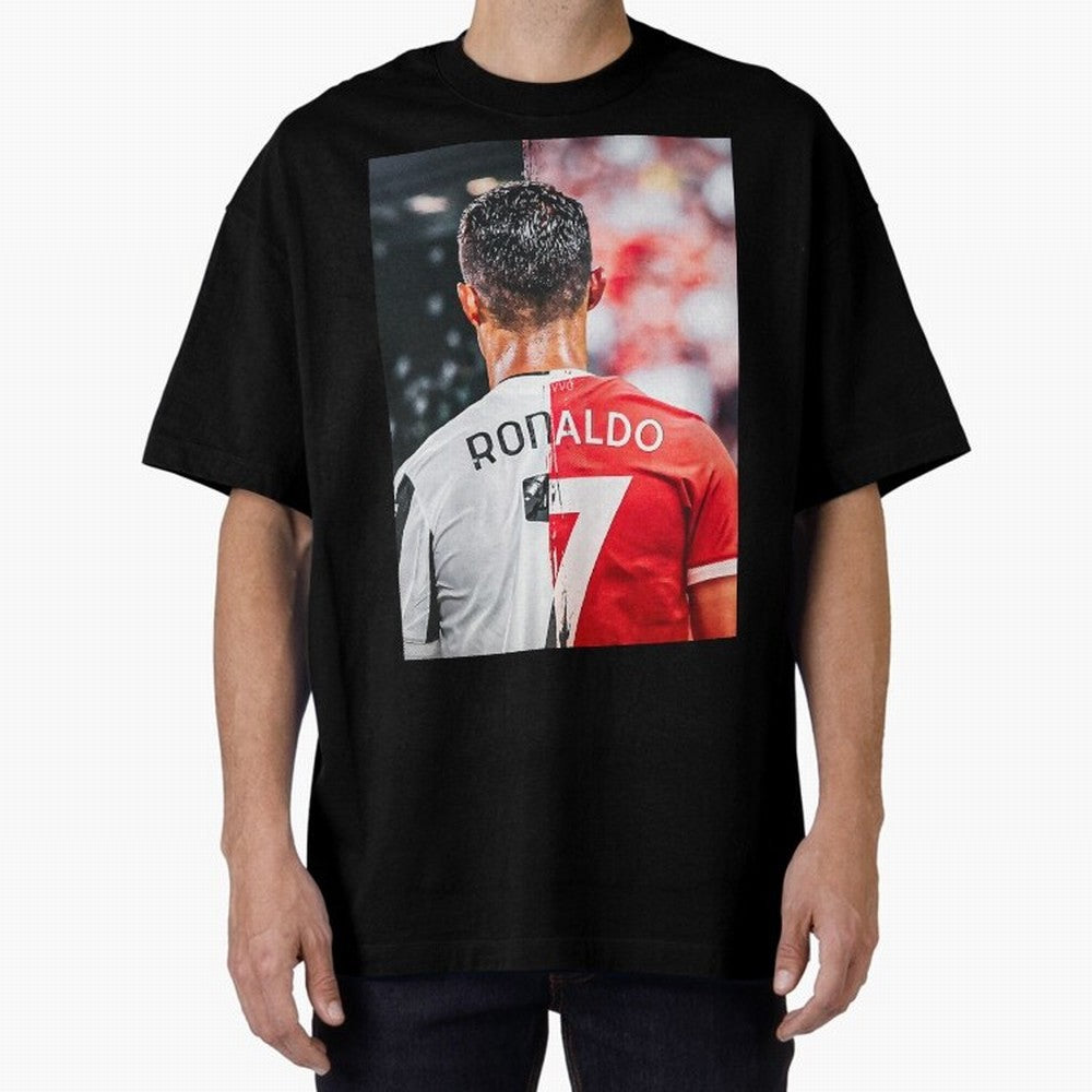 Cristiano Ronaldo , Manchester Star , Football Poster 2122 Star Oversized T-Shirt Enjoy FIFA World Cup 2026 Group Stage Driven by Mbappe and Neymar, Netherlands Energy, Global Supporter Spirit, Legendary Goals, National Colors and Tournament