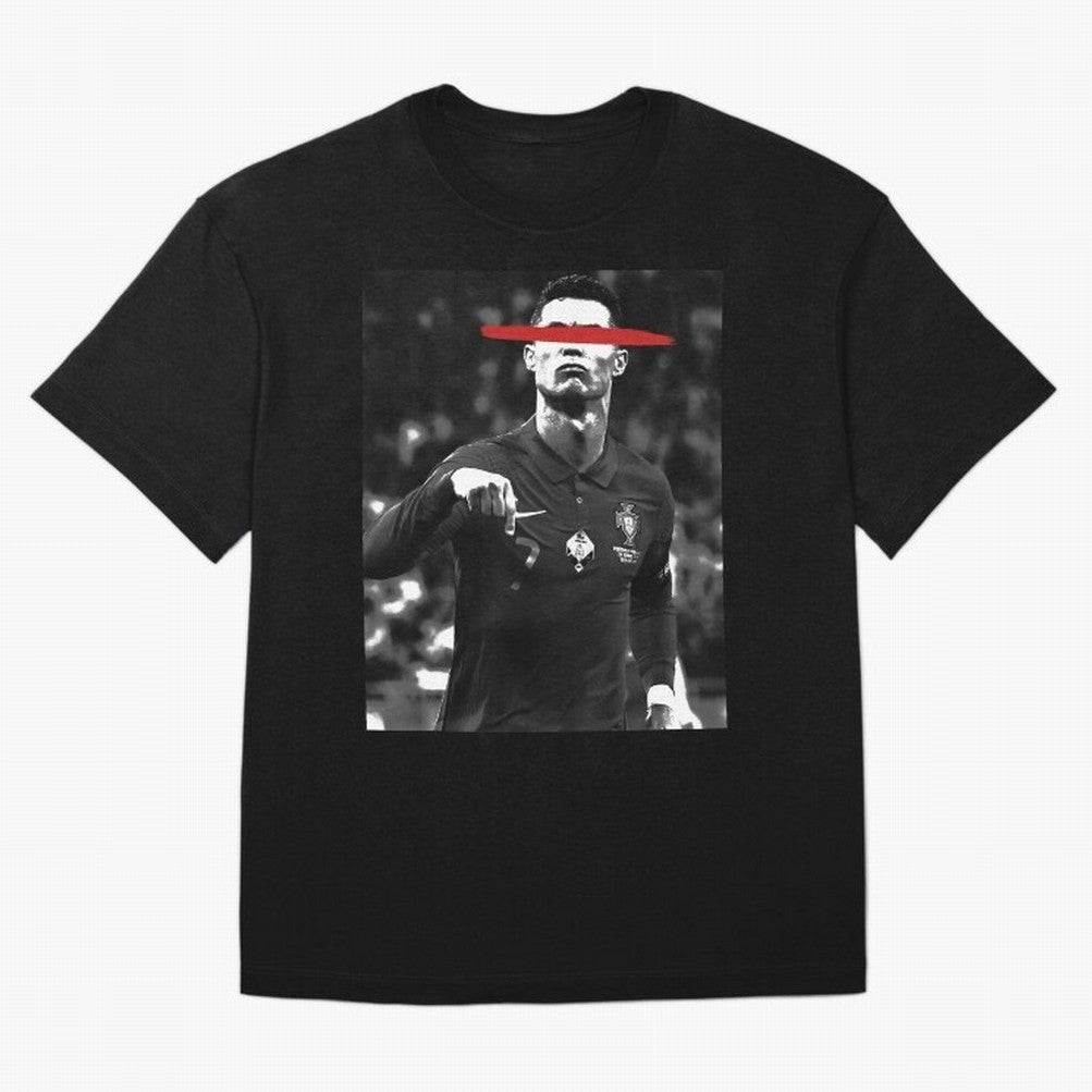 Cristiano in Rubrum Plaga Oversized T-Shirt Support FIFA World Cup 2026 USA Canada Mexico Spirit, Filled with Brazil, Haaland and Mbappe, Stadium Chants, National Pride, Trophy Dreams and Unforgettable Football Memories; Perfect for Supporters Who