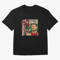 Ronaldo Portugal Vintage Oversized T-Shirt Represent the FIFA World Cup 2026 USA Canada Mexico Journey through Messi Highlights, Netherlands Pride, Retro Football Energy, Iconic Rivalries, Trophy Chase Drama and Stadium Atmosphere; Created for