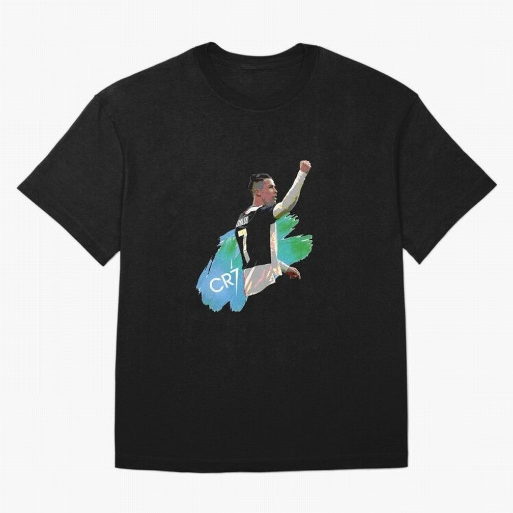 Cristiano Ronaldo Oversized T-Shirt Show Fan Pride Across FIFA World Cup 2026 USA Canada Mexico Spirit, Driven by England, Messi, Supporter Pride, Iconic Celebrations, Legendary Names and Global Match Day Energy; Great for Watch Parties, Sports