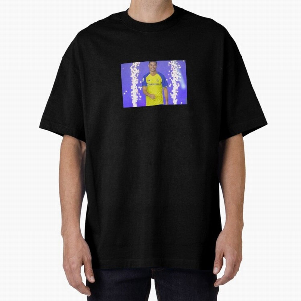 CRISTIANO RONALDO AL NASSR Oversized T-Shirt Show Love for Legendary Goals in the FIFA World Cup 2026 Group Stage Journey through Messi, Neymar and Mbappe Highlights, Portugal, Spain and Germany Pride, Global Supporter Spirit, Legendary Goals,
