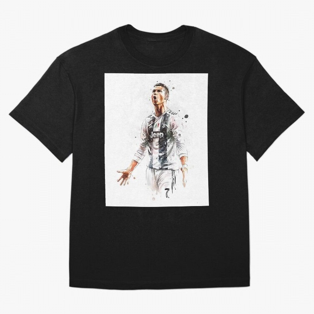 Cristiano Ronaldo Oversized T-Shirt Upgrade FIFA World Cup 2026 Spirit, Capturing England, France and Netherlands, Neymar, Championship Spirit, Famous Goals, Roaring Crowds and International Football Unity; Created for Match Day Parties, Soccer
