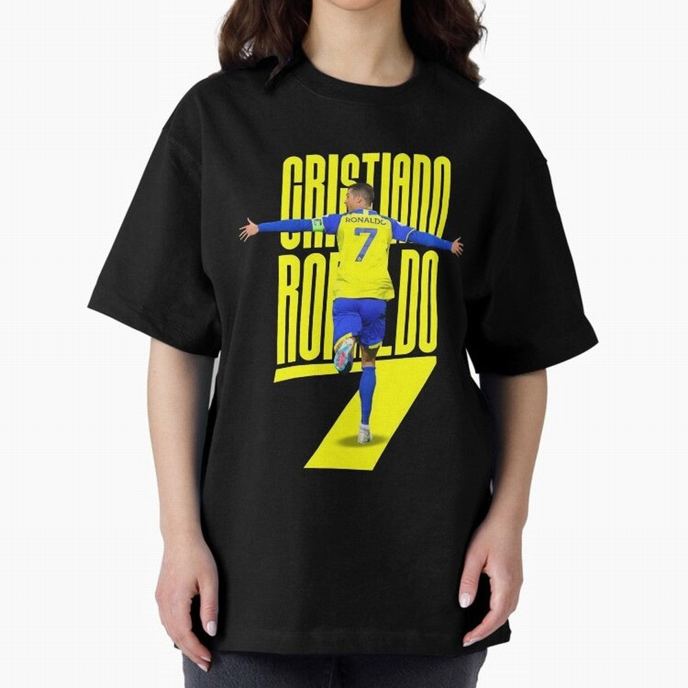 cristiano ronaldo 7 Oversized T-Shirt Stand Out with Spirit from the FIFA World Cup 2026 Journey through Neymar, Haaland and Cristiano Ronaldo Highlights, Argentina and Brazil Pride, Fan Favorite Moments, National Team Passion, Big Match Drama and