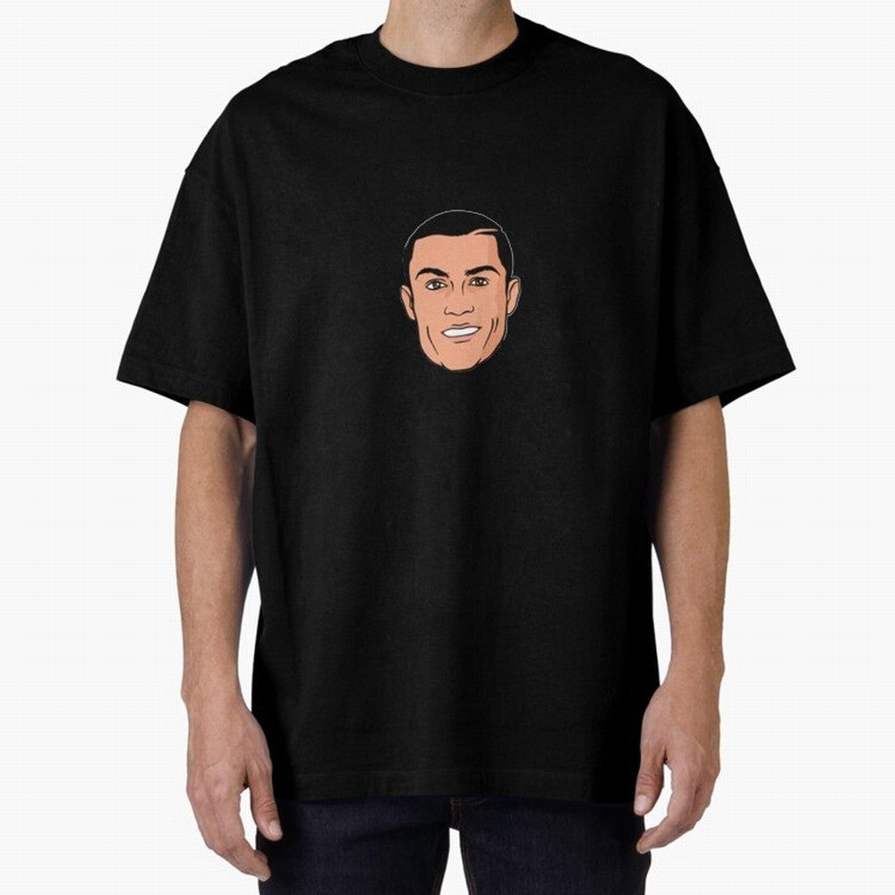 CR7 , Cristiano Ronaldo fan-art Oversized T-Shirt Represent Fans Who Live for Match Day Hype around FIFA World Cup 2026 Group Stage, Messi, Germany, Goal Celebration Energy, Supporter Heritage, Football Icons and Worldwide Tournament Joy; Perfect