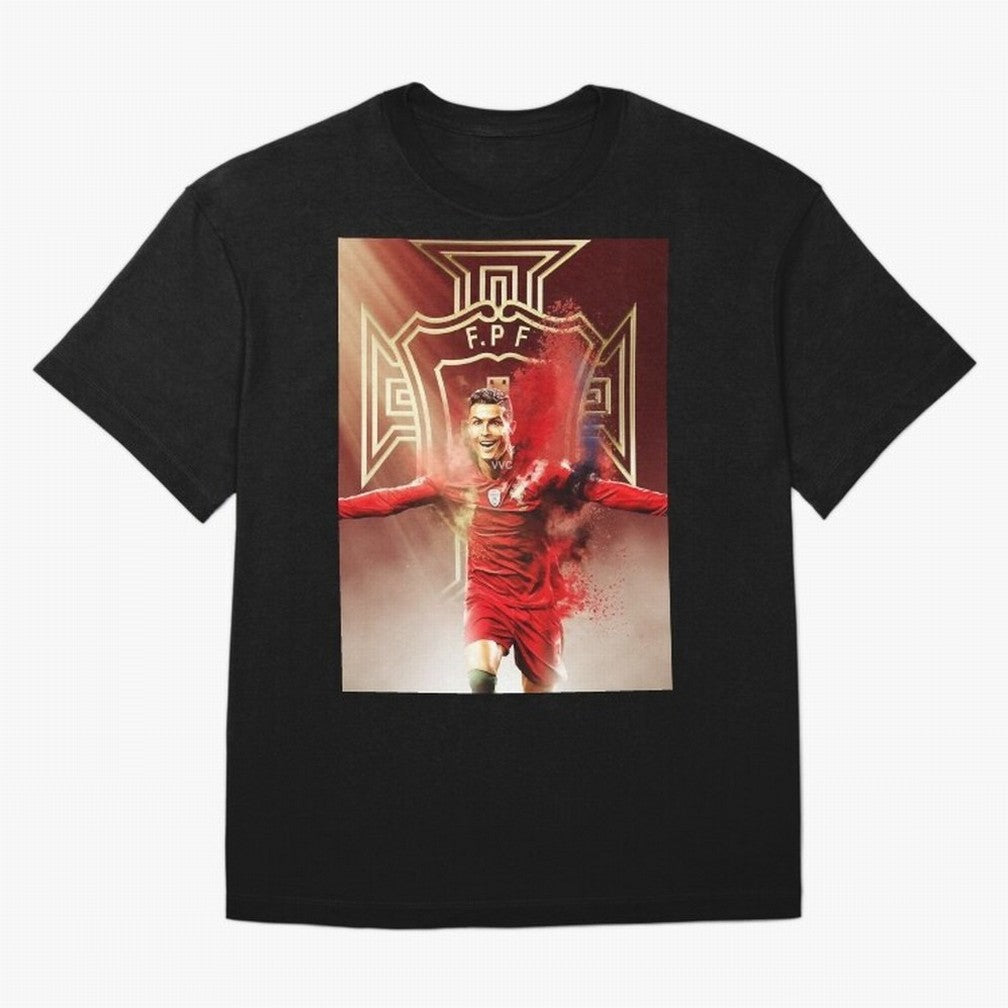 CR>7 Por Oversized T-Shirt Make Every Match About Match Day Hype around FIFA World Cup 2026 USA Canada Mexico, Neymar, France, Supporter Pride, Iconic Celebrations, Legendary Names and Global Match Day Energy; Ideal for Passionate Fans Who Love
