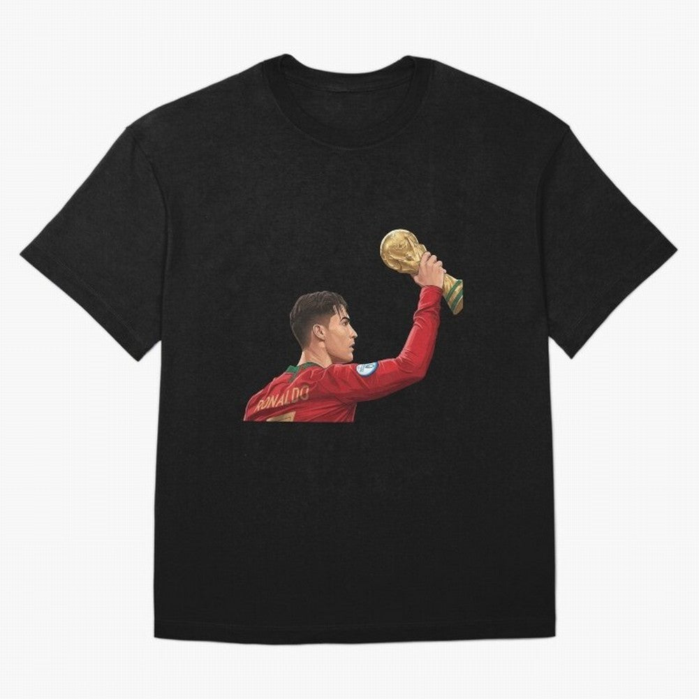 Cristiano Ronaldo Oversized T-Shirt Bring Supporter Culture to FIFA World Cup 2026 USA Canada Mexico Spirit, Made for Portugal, Spain and Germany, Messi, Game Day Rituals, Football Legends, Country Pride and the Road to the Final; Ideal for
