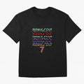 WITH CR7 RONALDO - ALL CAREER Oversized T-Shirt Spotlight FIFA World Cup 2026 USA Canada Mexico for Fans of CR7 and Messi and Brazil, Portugal and Argentina, Bringing Football Passion, Legendary Performances, Festival Vibes and Supporter Community;