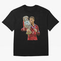 Ronaldo The Lagend Oversized T-Shirt Represent Football Lovers during FIFA World Cup 2026 Group Stage for Fans of Mbappe and Neymar and Brazil, Bringing Vintage Soccer Flavor, Modern Football Stars, National Flags and Final Night Emotion; Ideal for
